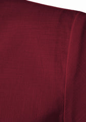 Men's Cotton Fabric Half Sleeve Maroon Kurta