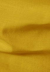 Men's Cotton Fabric Half Sleeve Yellow Kurta